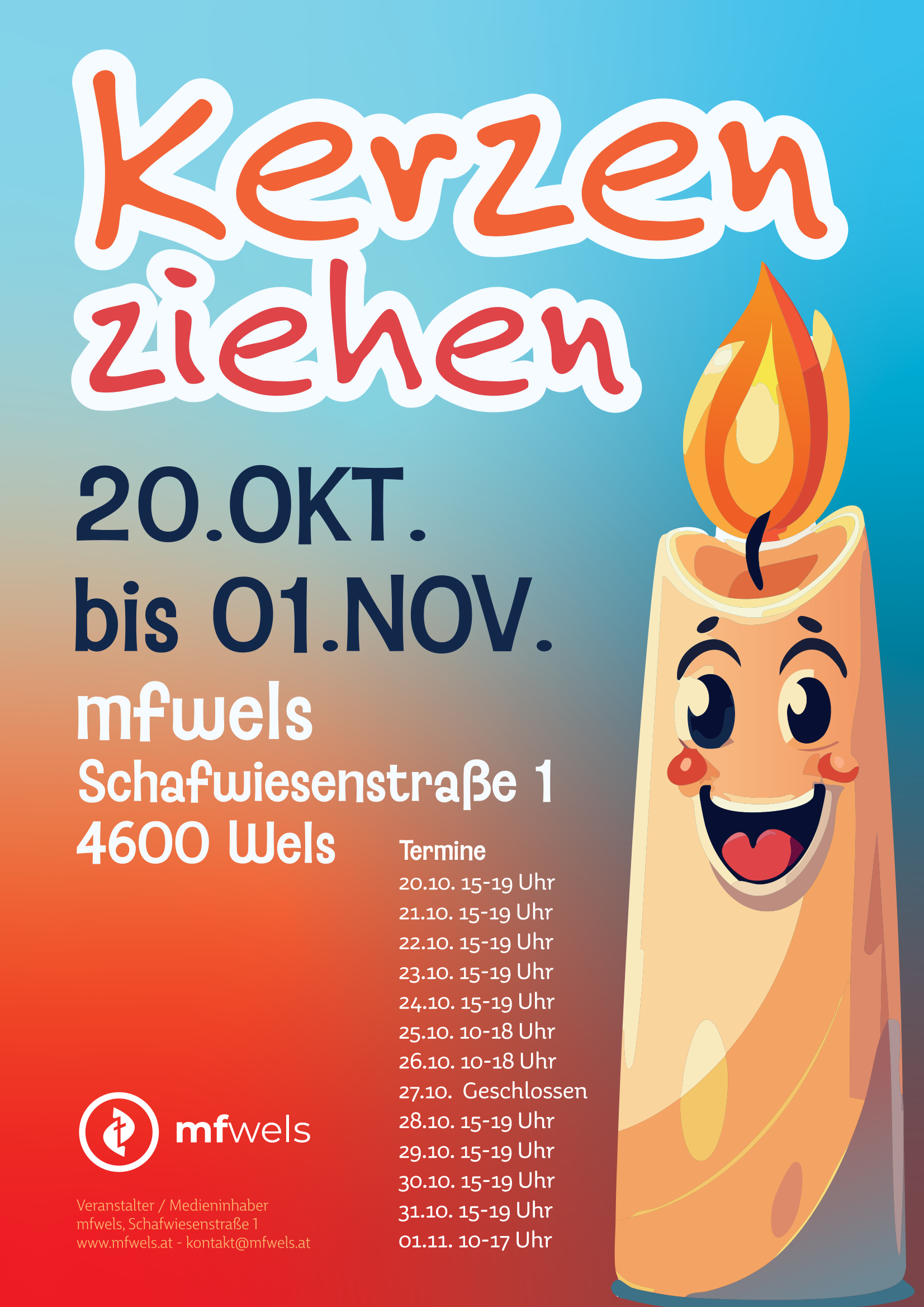 Flyer Kerzenziehen 2025